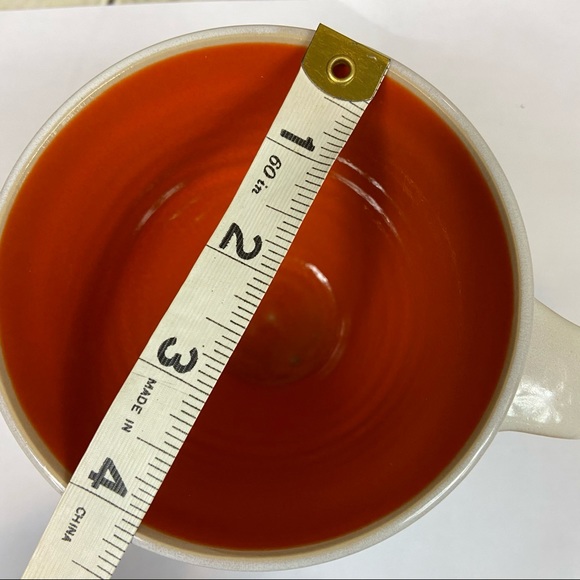 Jonathan Adler OJAI white mugs orange inside - Picture 6 of 12